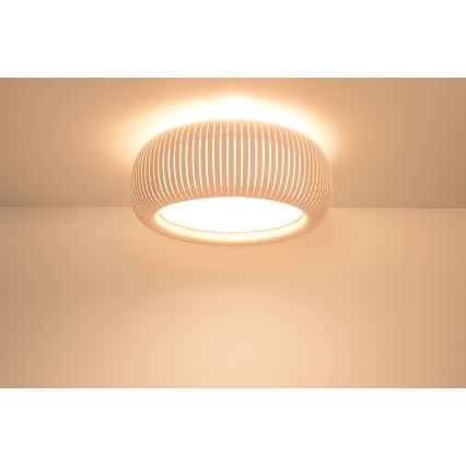 Потолочный светильник STRIPES 2xE27/40W/230V, диаметр 55 см, кремовый/белый