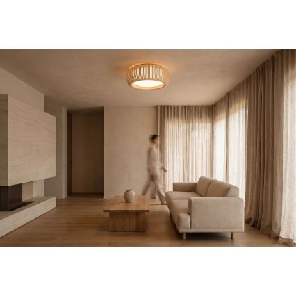 Потолочный светильник STRIPES 2xE27/40W/230V, диаметр 55 см, кремовый/белый