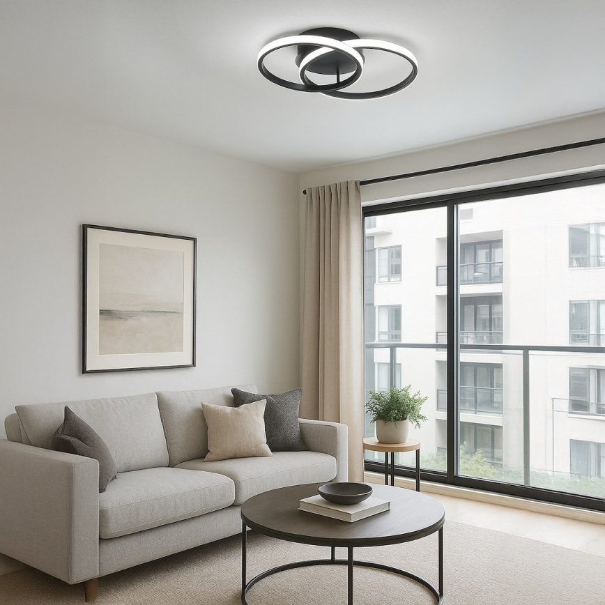 Потолочный светильник TITANO LED/12W/230V, черный