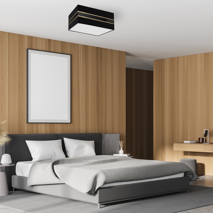 Потолочный светильник ULTIMO 2xE27/60W/230V черный