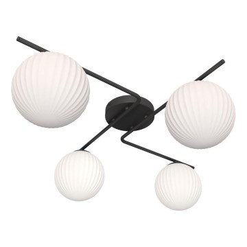 Потолочный светильник VESPA 4xE14/10W/230V черный/белый