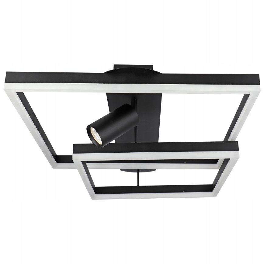 Потолочный светодиодный светильник LED/38W/230V + 1xGU10/30W чёрный