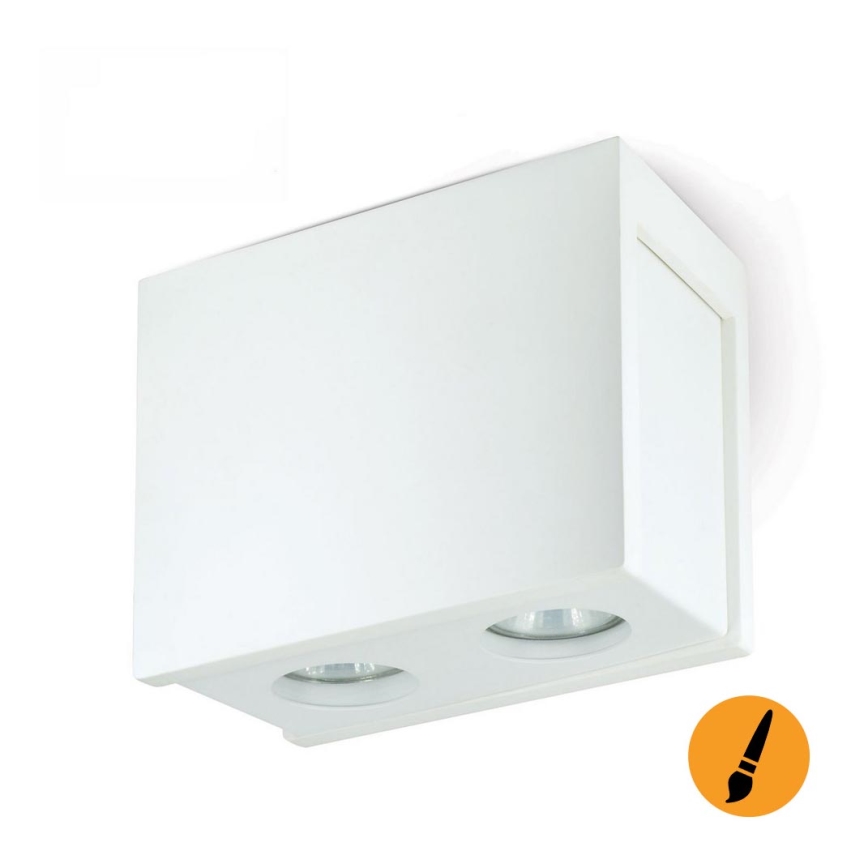 Потолочный точечный светильник PURO 2xGU10/25W/230V