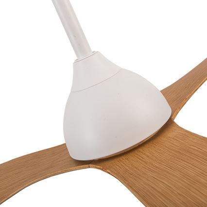 Потолочный вентилятор диаметр 132 см бежевый/белый + дистанционное управление