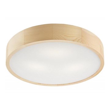 Потолочний світильник NATURAL 3xE27/60W/230V Ø 47 см, сосна