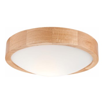 Потолочний світильник OAK SLIM 1xE27/60W/230V дуб, пр. 27 см