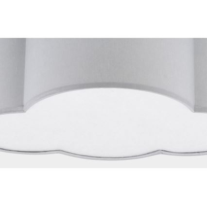 Потолочный детский светильник CLOUD MINI 2xE27/15W/230V серый