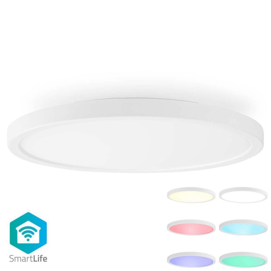 Потолочный RGBW-светильник с регулированием яркости SmartLife LED/18W/230V 2700-6500K Wi-Fi Tuya