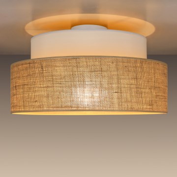 Потолочный светильник BOHO 1xE27/60W/230V белый/бежевый