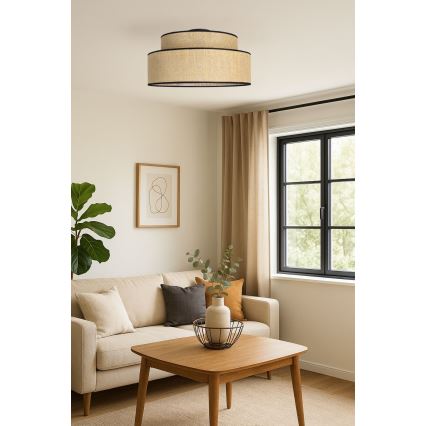 Потолочный светильник BOHO 1xE27/60W/230V бежевый