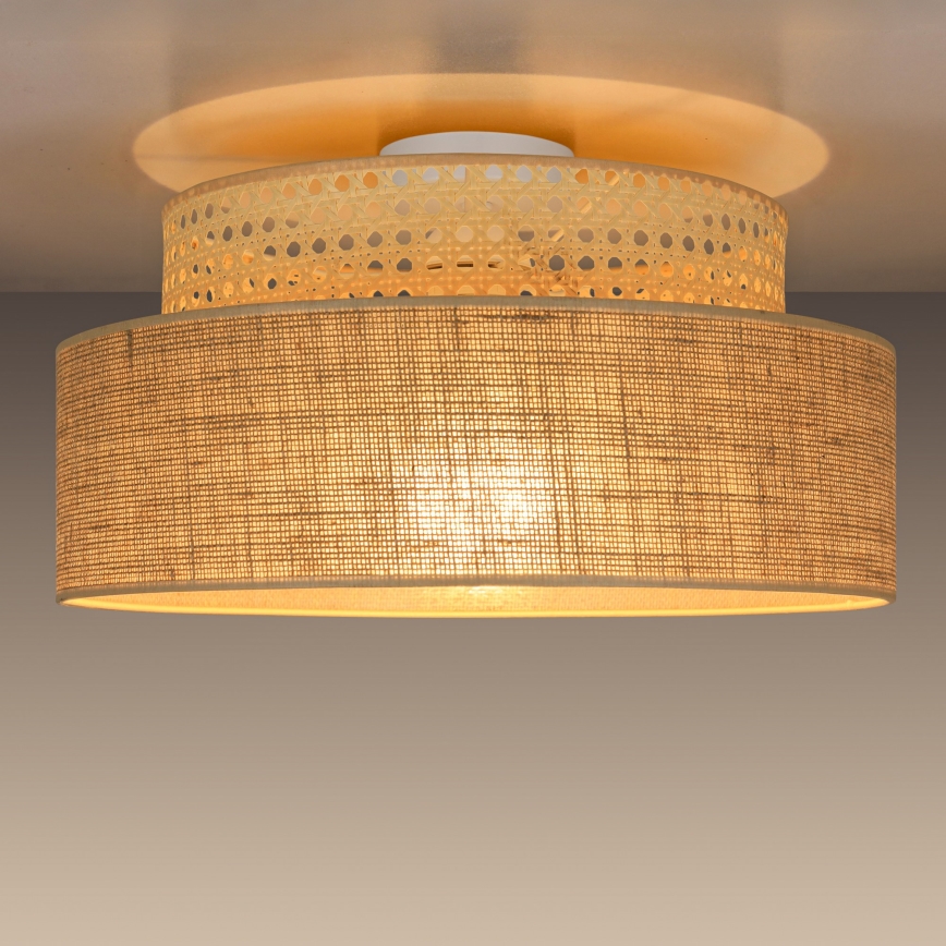Потолочный светильник BOHO 1xE27/60W/230V ротанг