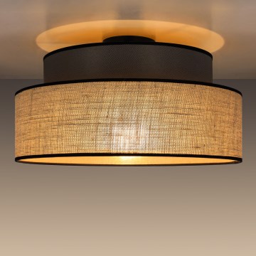 Потолочный светильник BOHO 1xE27/60W/230V коричневый/бежевый
