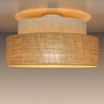 Потолочный светильник BOHO 1xE27/60W/230V кремовый/бежевый