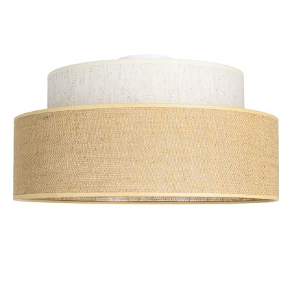 Потолочный светильник BOHO 1xE27/60W/230V кремовый/бежевый