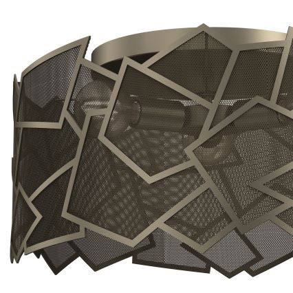 Потолочный светильник CAMO 3xE27/15W/230V золотая