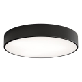 Потолочный светильник для ванной CLEO с датчиком, 4xE27/24W/230V, Ø 50 см, IP54, чёрный