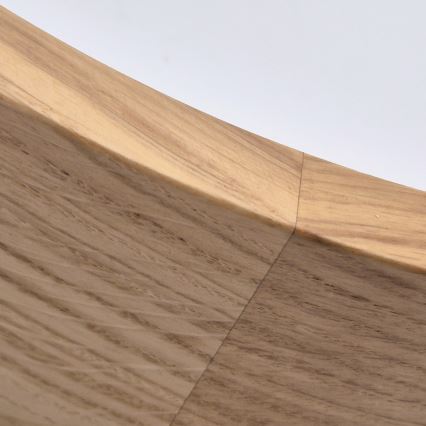 Потолочный светильник для ванной OAK, 3×E27, 15 Вт (на лампу), 230 В, цвет дуб, диаметр 37 см, степень защиты IP54