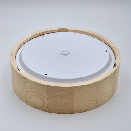 Потолочный светильник для ванной комнаты NATURAL 2xE27/15W/230V IP54 сосна ø 27 cm
