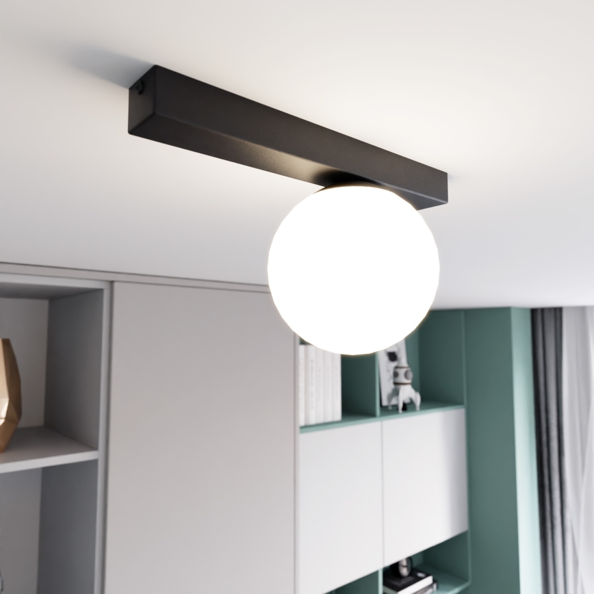 Потолочный светильник FIT 1xE14/10W/230V черный/белый