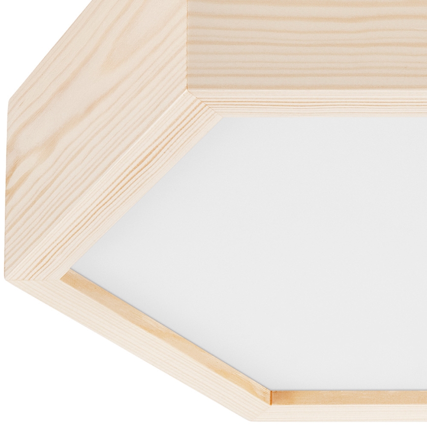 Потолочный светильник HEX NATURAL 1xE27/60W/230V ⌀ 32 см сосна