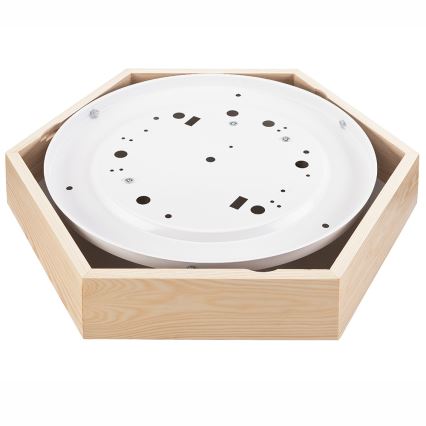 Потолочный светильник HEX NATURAL 2xE27/60W/230V ⌀ 43 см сосна