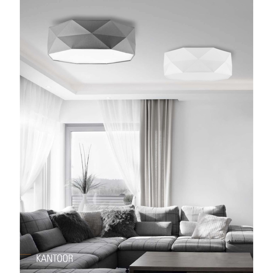 Потолочный светильник KANTOOR 4xE27/60W/230V белый