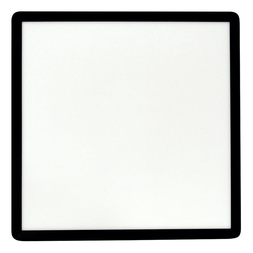 Потолочный светильник LED/24 Вт/230 В 3000/4000/6500 К 30x30 см чёрный