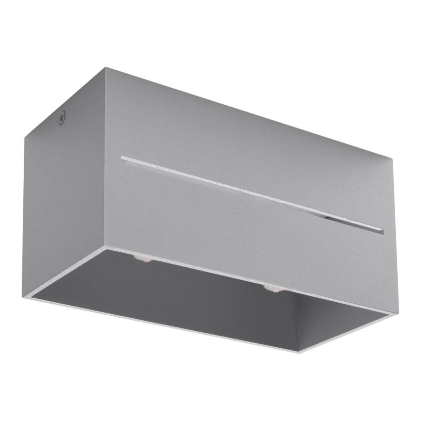 Потолочный светильник LOBO 2xGU10/40W/230V серый