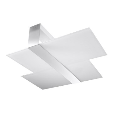 Потолочный светильник MASSIMO 2xE27/60W/230V белый/блестящий хром