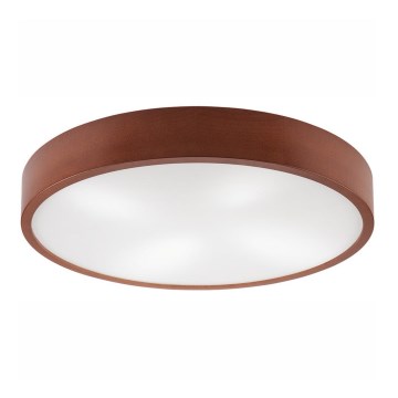 Потолочный светильник NATURAL 4xE27/60W/230V диаметр 57,5 см сосна/коричневый