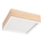 Потолочный светильник NATURAL SQUARE 2xE27/15W/230V 31x31 см сосна/белый
