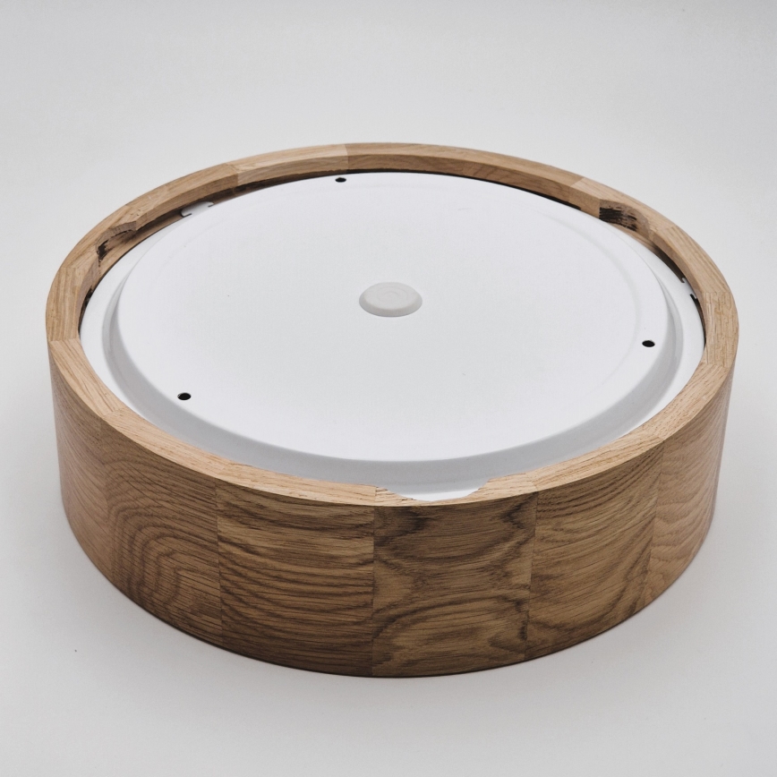 Потолочный светильник для ванной комнаты OAK 2xE27/15W/230V IP54 дуб диаметр 27 см