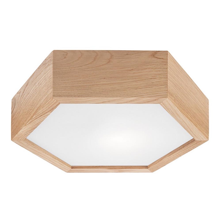 Потолочный светильник OAK HEX 1xE27/60W/230V ⌀ 32 см дуб