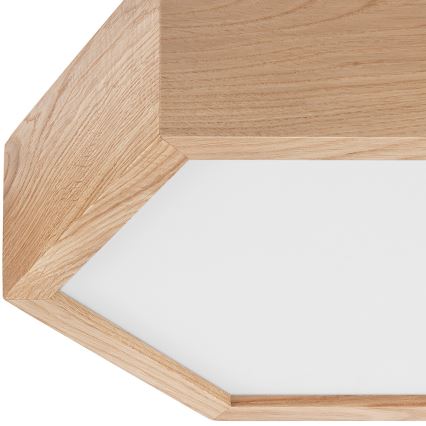 Потолочный светильник OAK HEX 1xE27/60W/230V ⌀ 32 см дуб