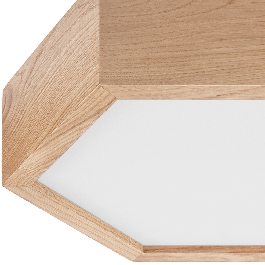Потолочный светильник OAK HEX 1xE27/60W/230V ⌀ 32 см дуб