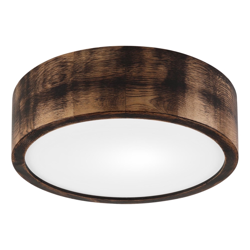 Потолочный светильник OAK SMOKY 1xE27/15W/230V диаметр 27,5 см дуб/темно-коричневый