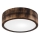 Потолочный светильник OAK SMOKY 1xE27/15W/230V диаметр 27,5 см дуб/темно-коричневый
