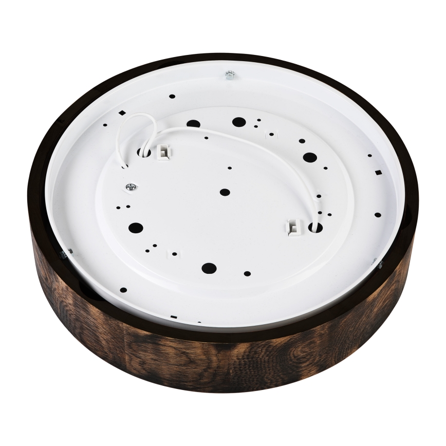 Потолочный светильник OAK SMOKY 2xE27/15W/230V диаметр 37,5 см дуб/темно-коричневый