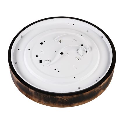 Потолочный светильник OAK SMOKY 3xE27/15W/230V диаметр 47,5 см дуб/темно-коричневый