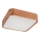 Потолочный светильник OAK SQUARE 2xE27/15W/230V 35x35 см дуб