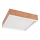 Потолочный светильник OAK SQUARE 4xE27/15W/230V 39x39 см дуб/белый