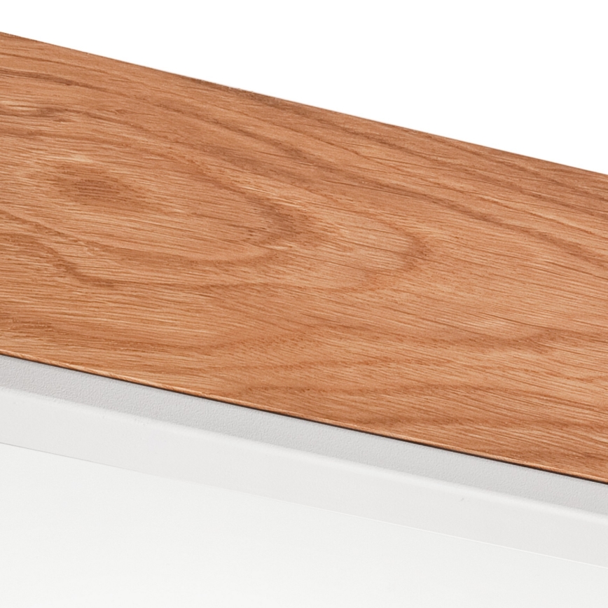 Потолочный светильник OAK SQUARE 4xE27/15W/230V 39x39 см дуб/белый
