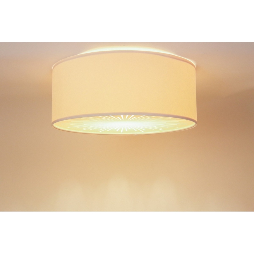 Потолочный светильник RAYS 2xE27/60W/230V диаметр 40 см бежевый