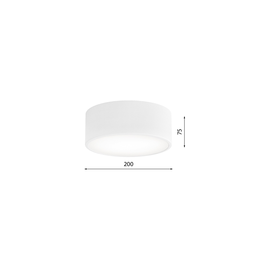 Потолочный светильник с датчиком CLEO 1xE27/40W/230V диаметр 20 см белый