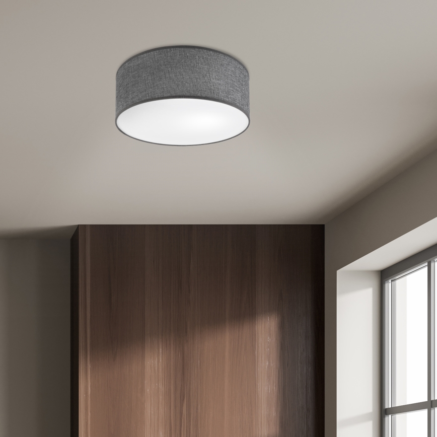 Потолочный светильник SIRJA, 1xE27/15W/230V, Ø 35 см, серый