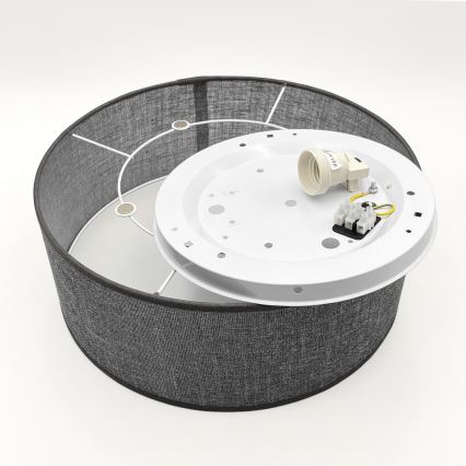 Потолочный светильник SIRJA, 1xE27/15W/230V, Ø 35 см, серый
