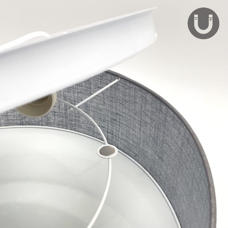 Потолочный светильник SIRJA, 1xE27/15W/230V, Ø 35 см, серый