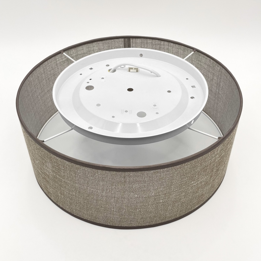 Потолочный светильник SIRJA 1xE27/15W/230V Ø 35 см коричневый