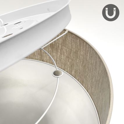 Потолочный светильник SIRJA 2xE27/15W/230V, диаметр 45 см, бежевый