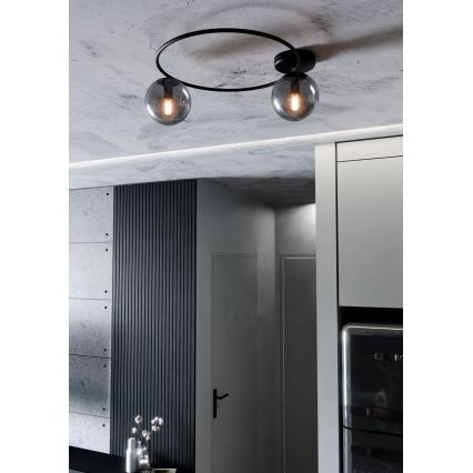 Потолочный светильник SOPRA 2xE14/10W/230V черный